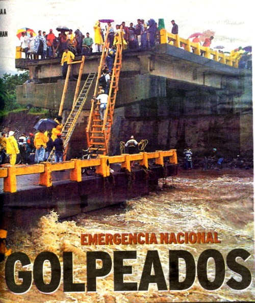 ２００６年ホンジュラス「大雨で橋ブッ壊れる　２」