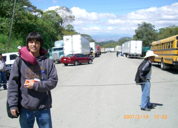 ２００７年２月１９日（月）。ついに「パナマ行き」当日！「ＴＩＣＡ　ＢＵＳツアー」スタート！無事、Ｎｉｃａｒａｇｕ (6)