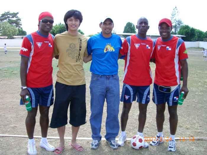 ２００７年２月２４日（土）フリオ＆ホルへ・デリー・バルデス、ドナルド・ゴンサレス、ペルシバル…パナマ・サッカー界の４大巨