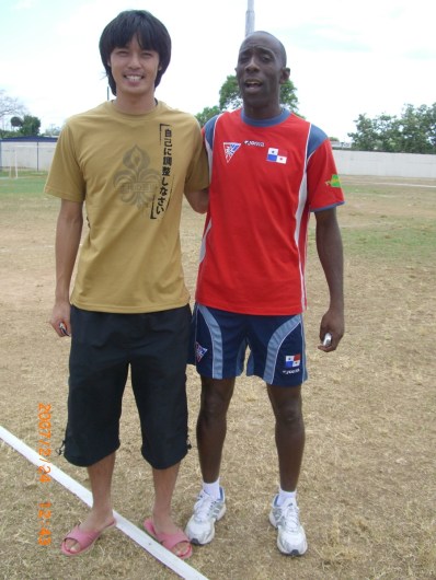 ２００７年２月２４日（土）元パナマ代表キャプテン、ペルシバル。