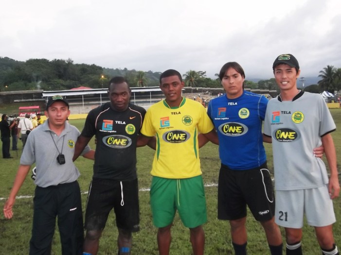 Con el porteros de Parrillas One 2013