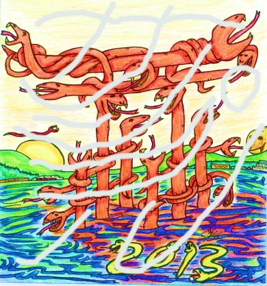 （サンプル）２０１３年「巳年」年賀状！（Gumroad）