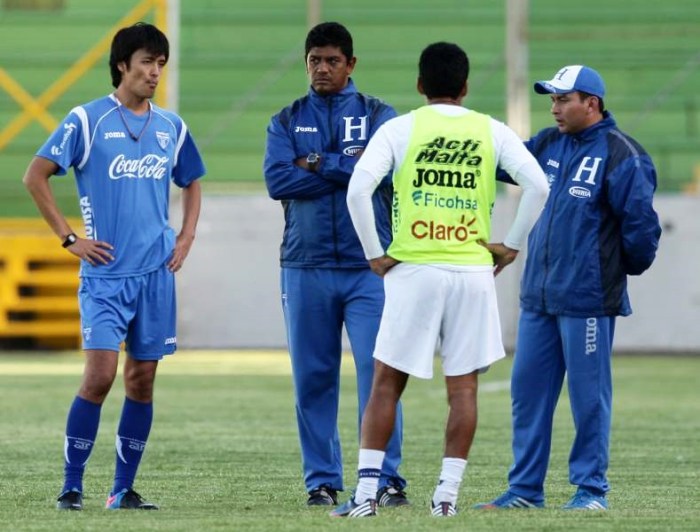 2014 Cuerpo tecnicos de Sub-20 de Honduras